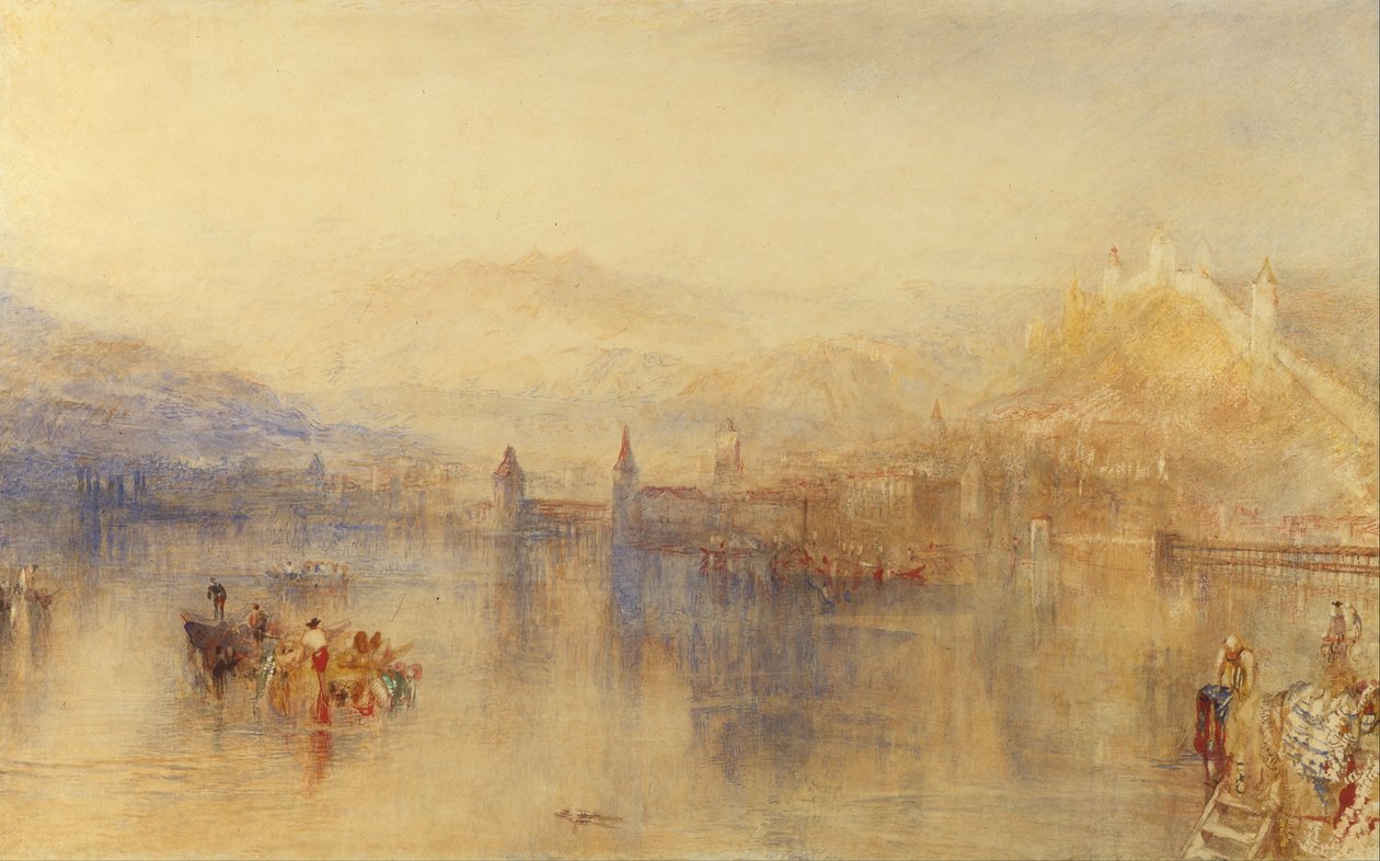 Luzern vom See aus von Joseph Mallord William Turner