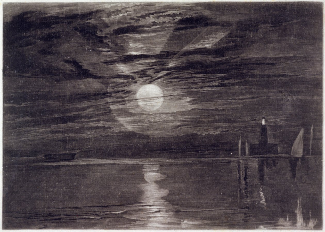 Shields Leuchtturm, ca. 1825 von Joseph Mallord William Turner