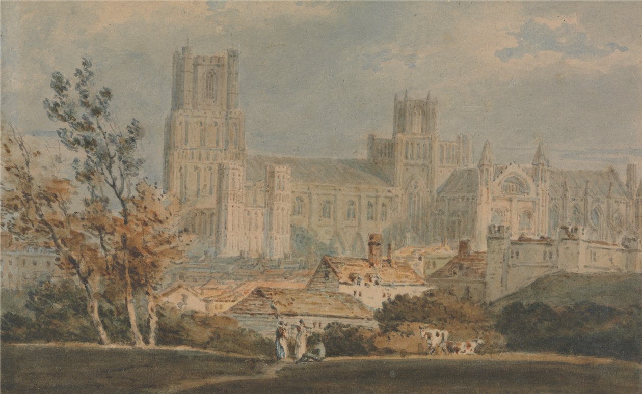 Ansicht der Kathedrale von Ely von Joseph Mallord William Turner