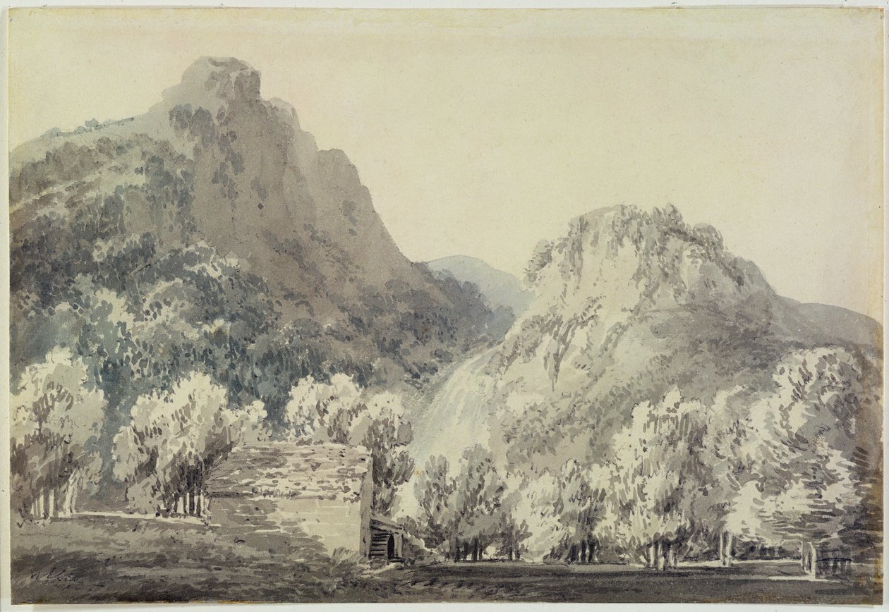 Wasserfall bei Lodore, Cumberland von Joseph Mallord William Turner