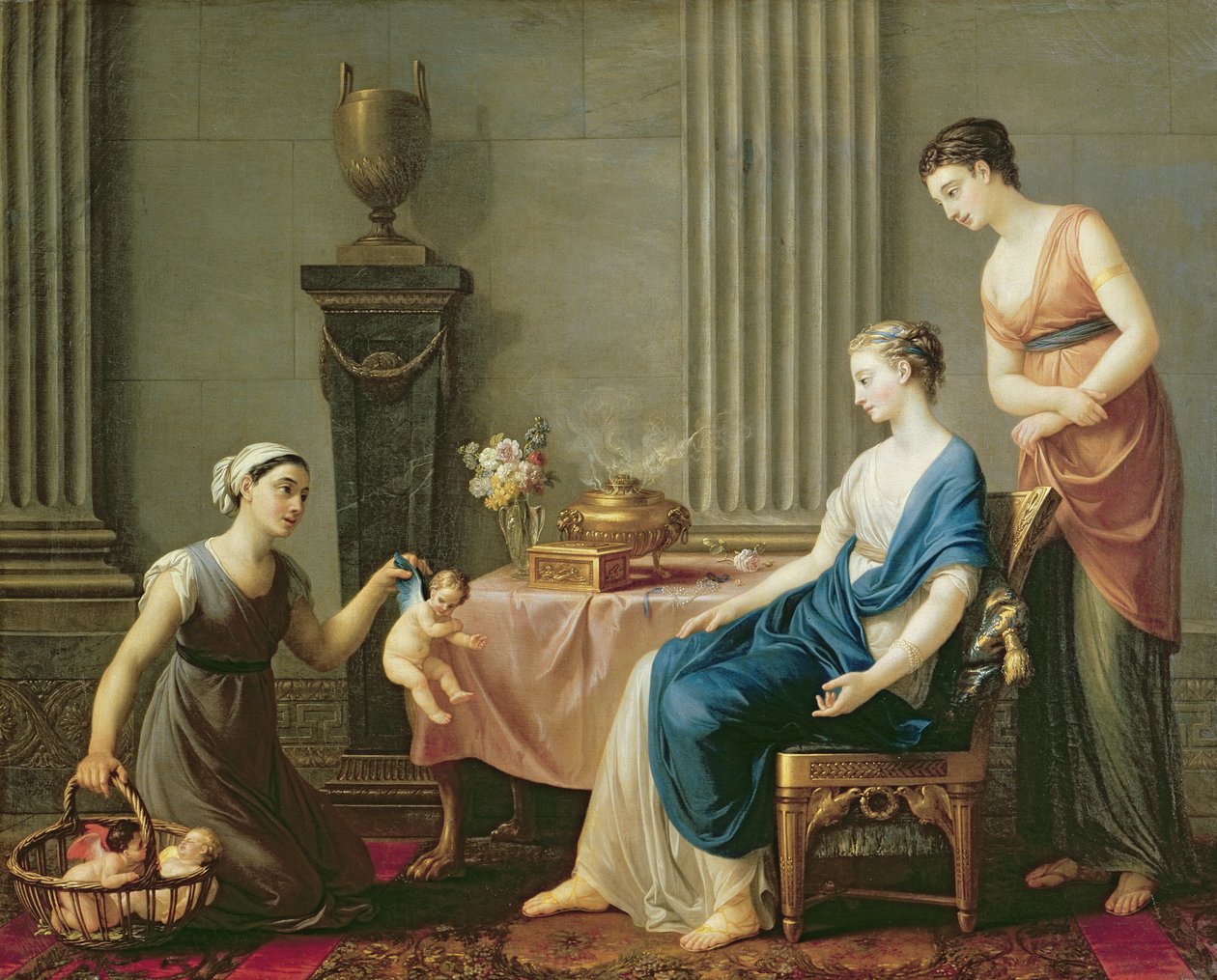 Der Verkäufer der Lieben, 1763 von Joseph Marie, the Elder Vien