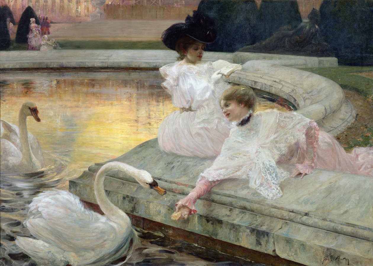 Die Schwäne, 1900 von Joseph Marius Avy