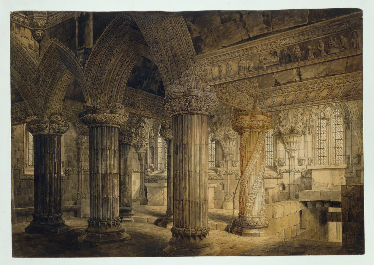 Roslyn-Kapelle, 1810 von Joseph Michael Gandy