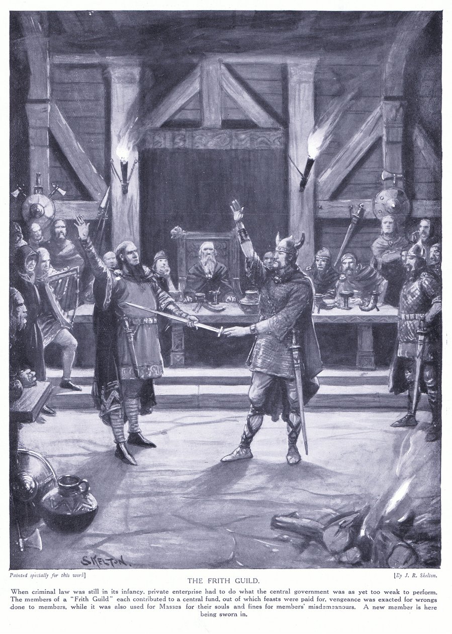 Die Frith-Gilde, 1920er von Joseph Ratcliffe Skelton