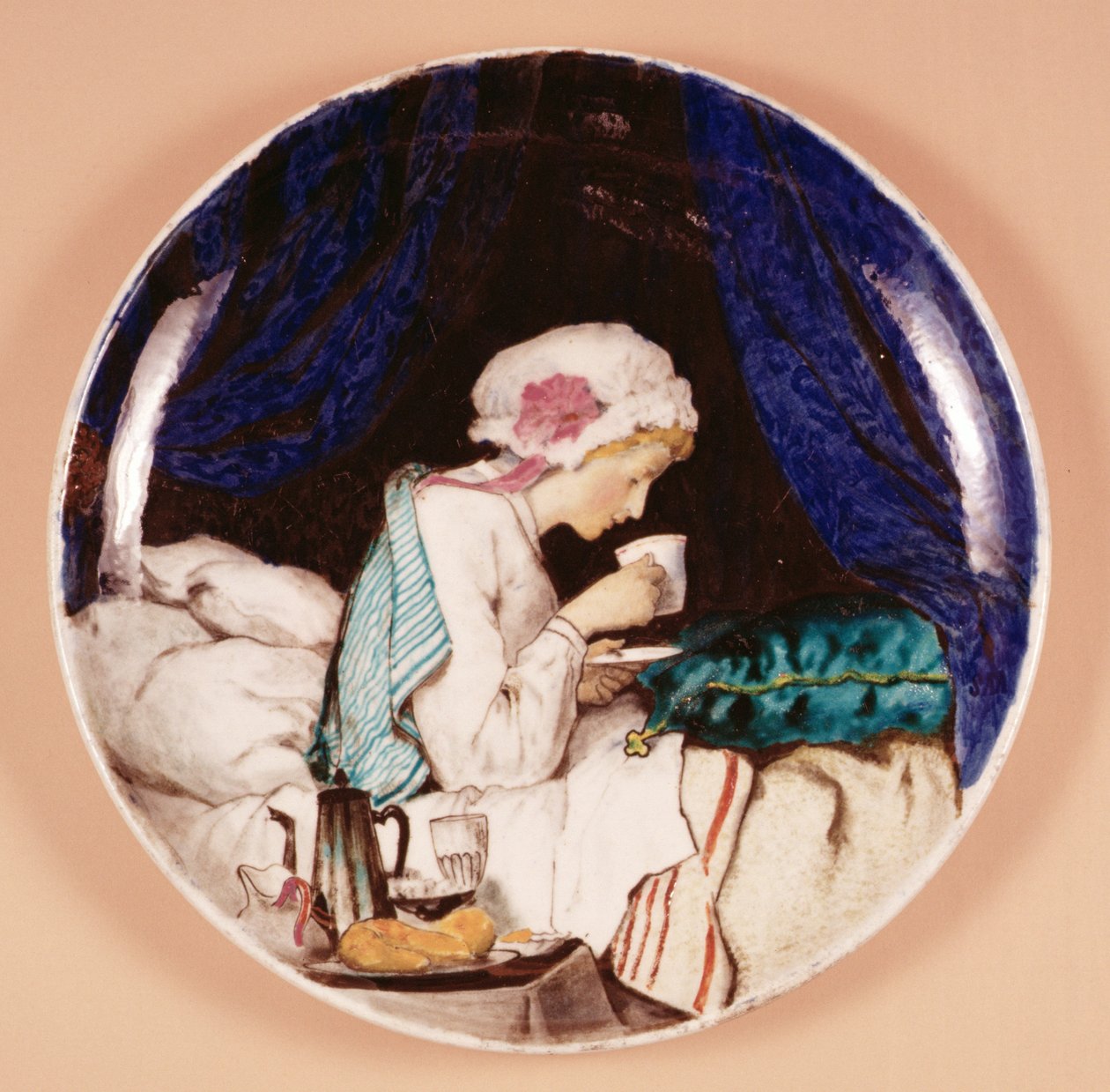 Schale, ca. 1867 von Joseph Theodore Deck