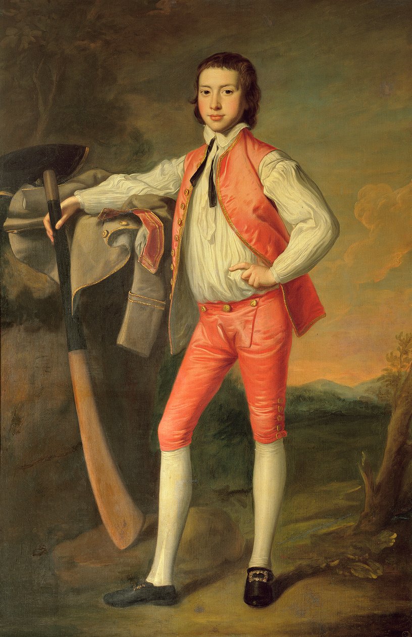Sir William FitzHerbert als Junge von Joseph Wright of Derby