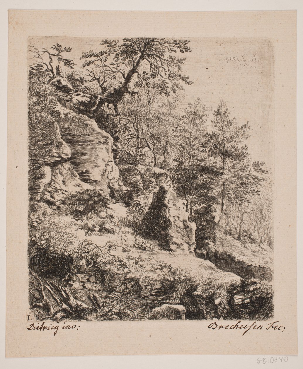 Felsenlandschaft von Joseph Brecheisen