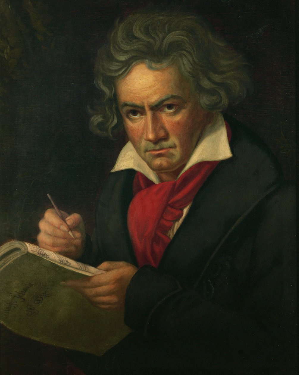Ludwig van Beethoven (Öl auf Leinwand) von Joseph Carl Stieler