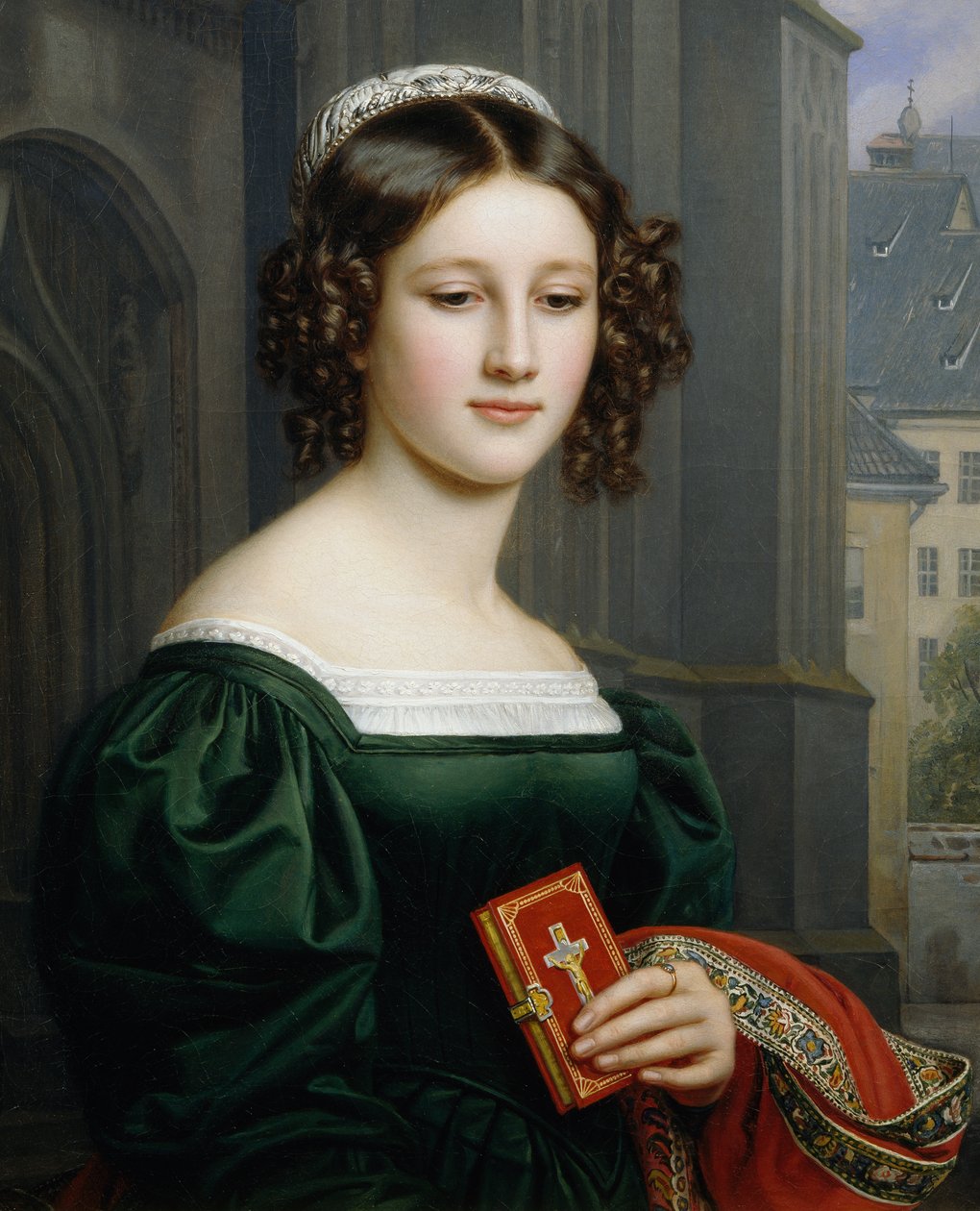 Porträt von Anna Hillmaier von Joseph Carl Stieler