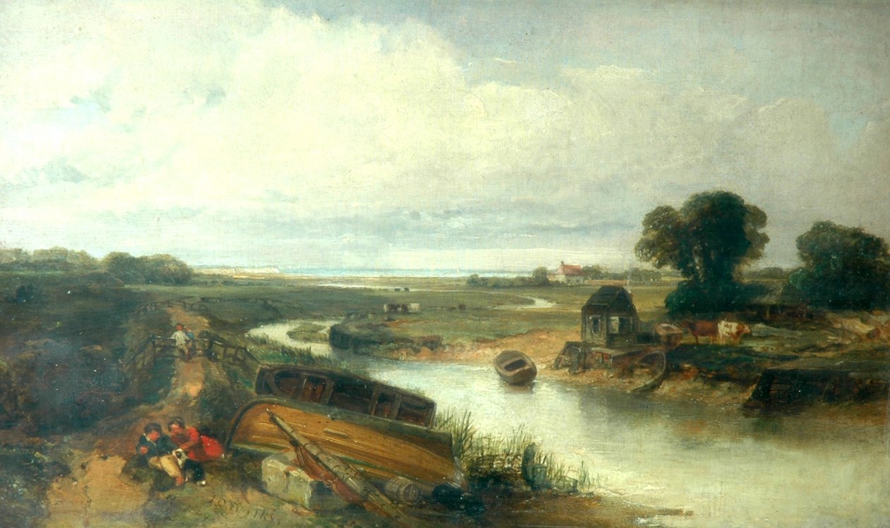 Ein Gezeitenfluss, 1849 von Joseph Clayton Bentley