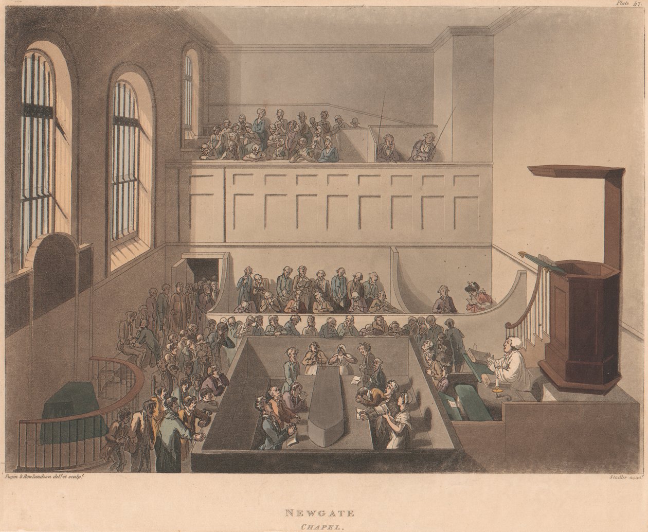 Newgate-Kapelle von Joseph Constantine Stadler