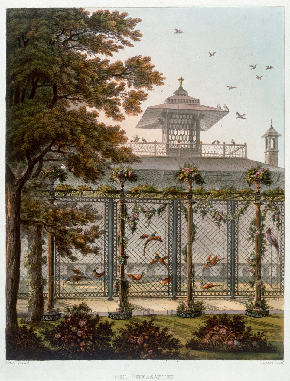Das Fasanengehege, 1808 von Joseph Constantine Stadler