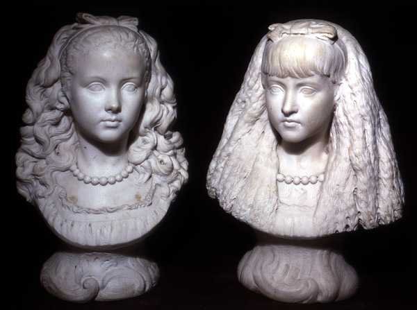 Effie und Mary Millais von Joseph Edgar Boehm