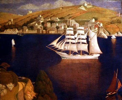Fowey-Mündung, Cornwall von Joseph Edward Southall