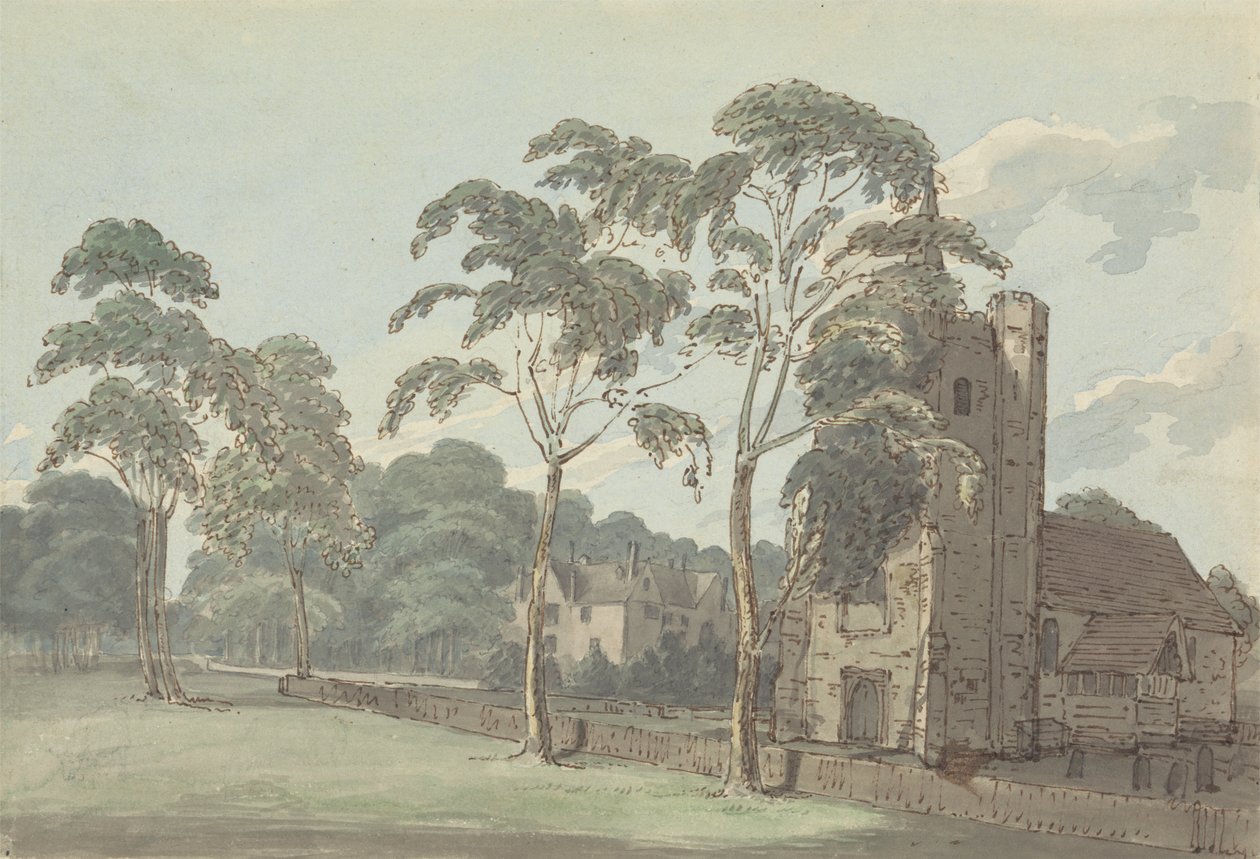 Eine Kirche in Stanstead von Joseph Farington