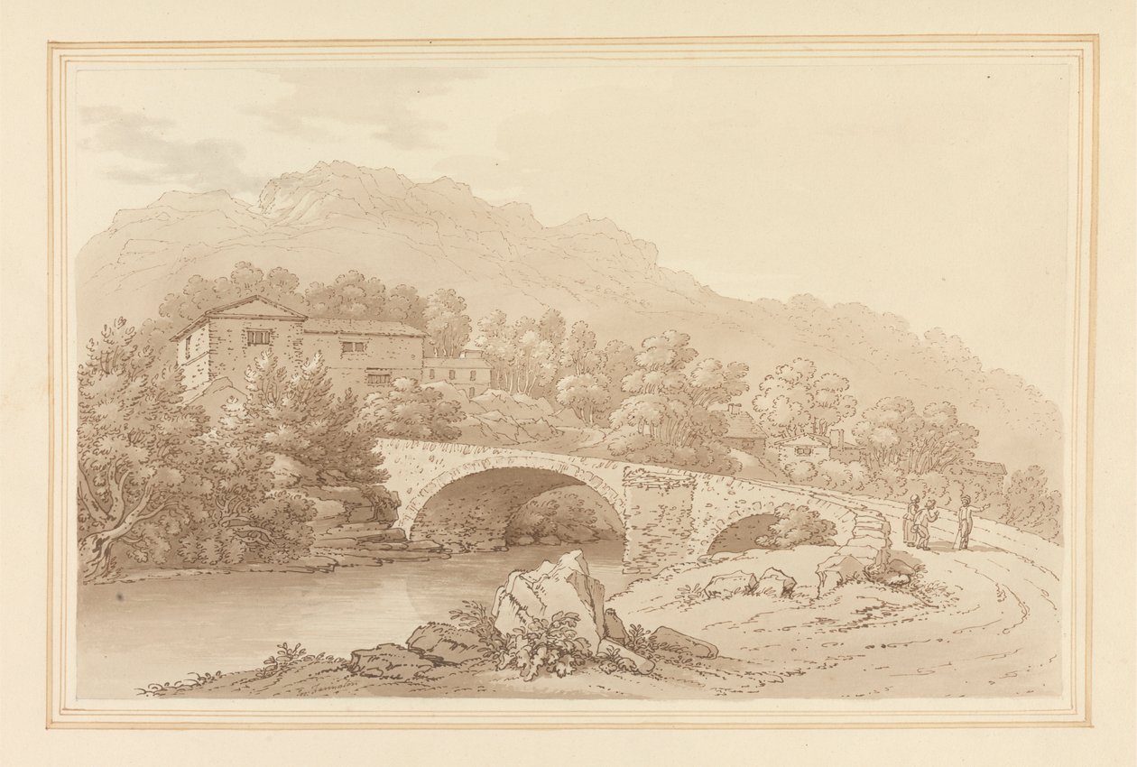Brathay Brücke von Joseph Farington
