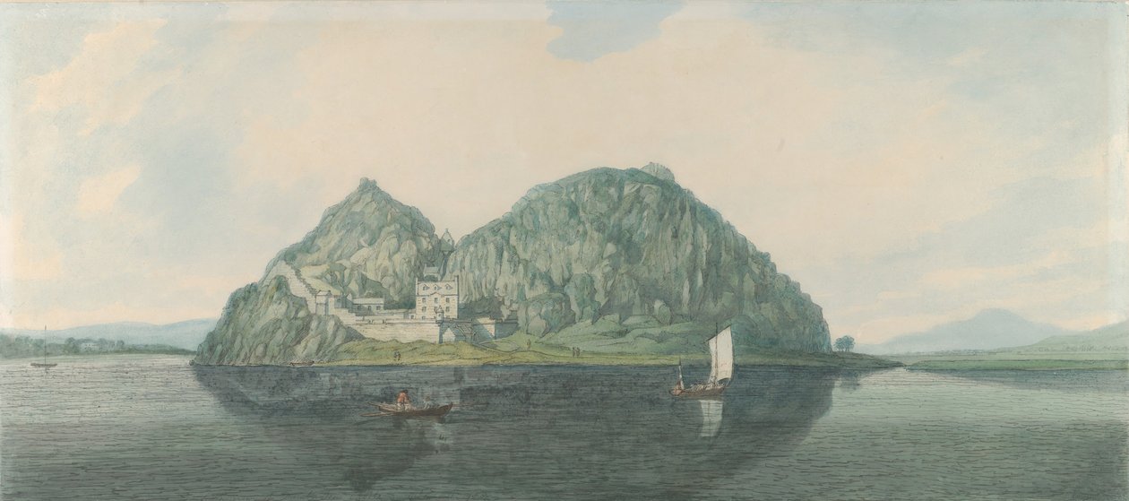 Dumbarton Rock von Süden von Joseph Farington