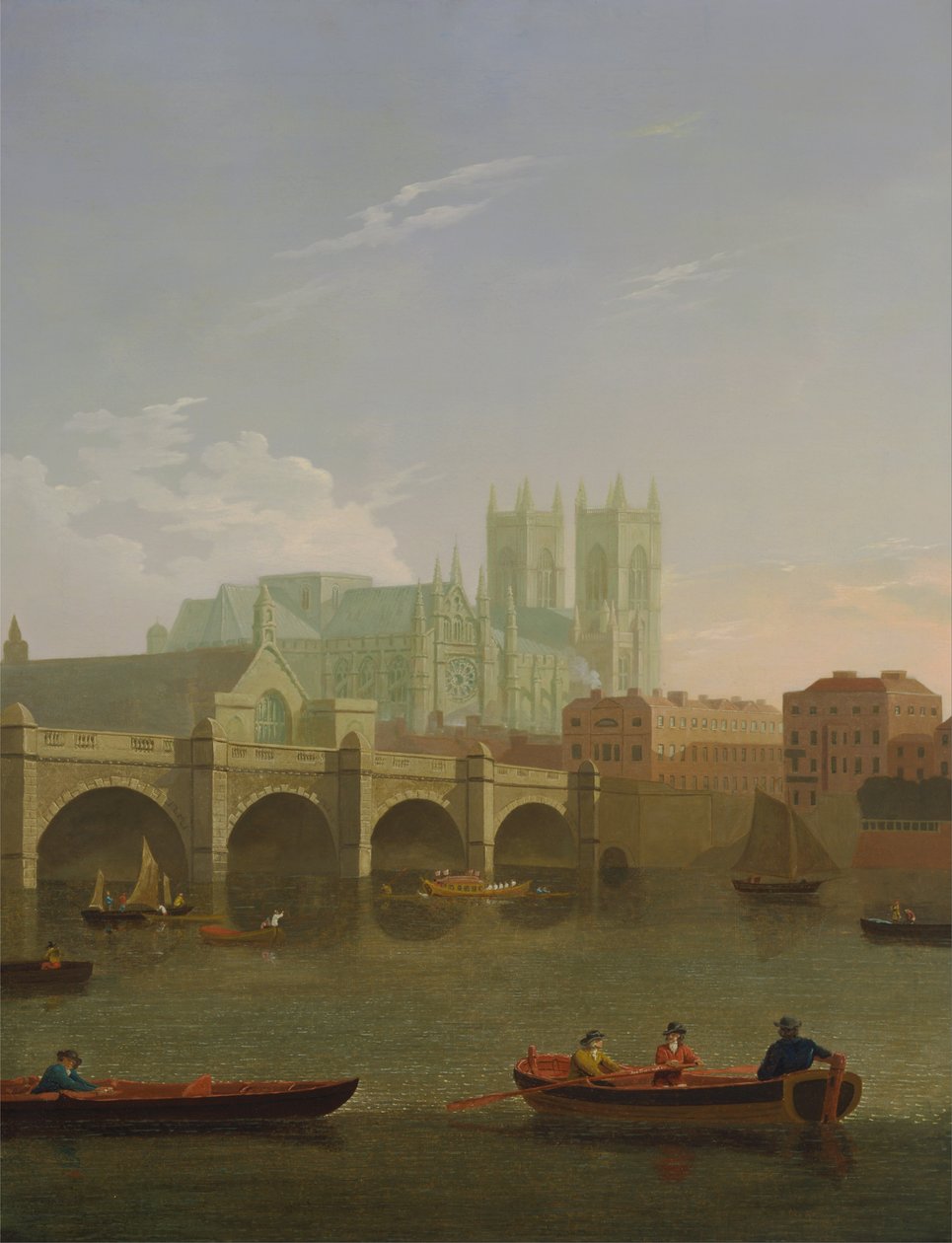 Westminster Abbey und Brücke von Joseph Farington