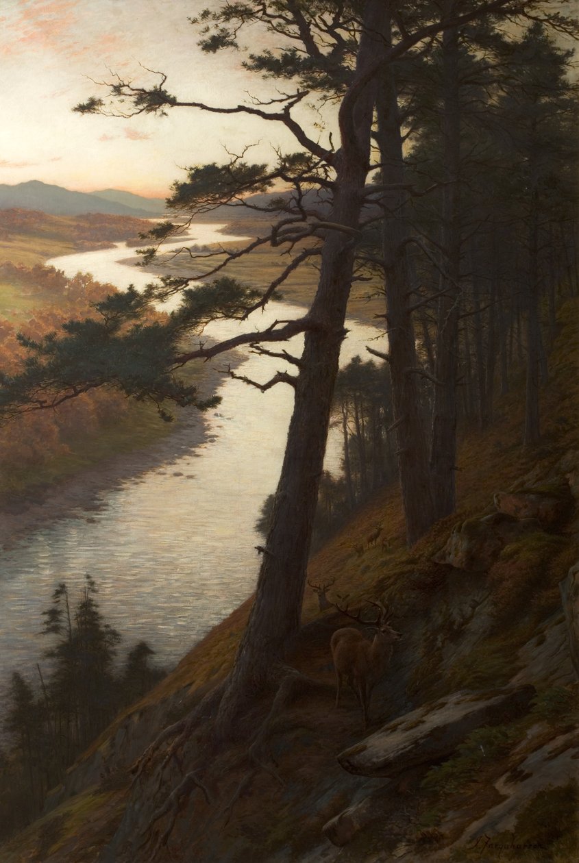 Der windende Dee, 1889 von Joseph Farquharson