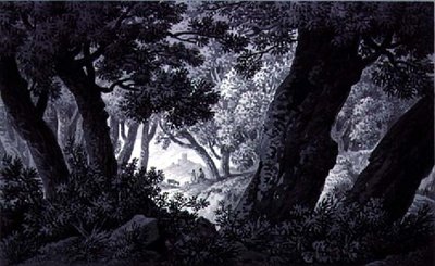 Landschaftsskizzen von Joseph Francis Burrel