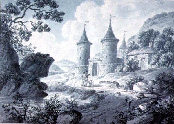 Landschaftsskizzen von Joseph Francis Burrel