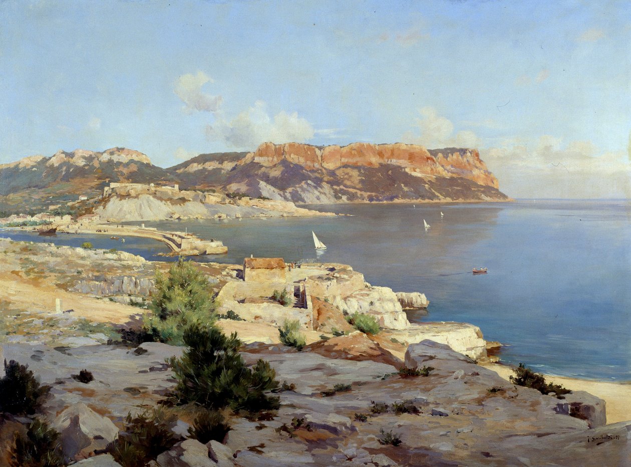 Blick auf die Bucht von Cassis von Joseph Garibaldi