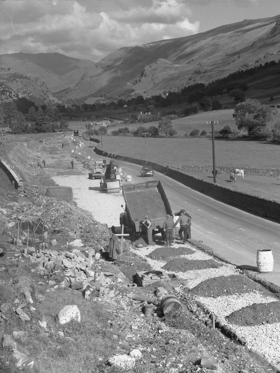 Straßenbau bei Thirlmere von Joseph Hardman