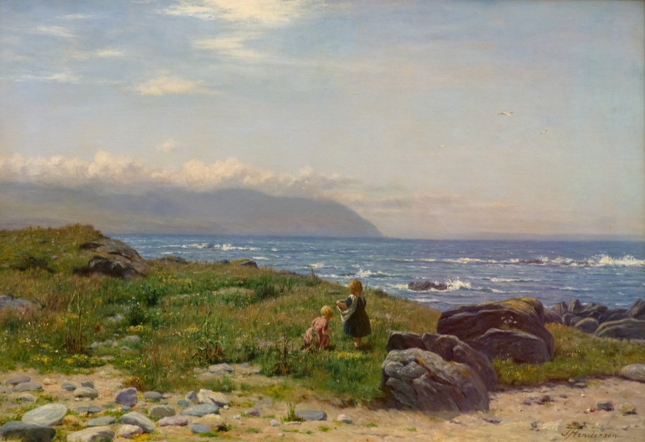Wilde Blumen sammeln von Joseph Henderson