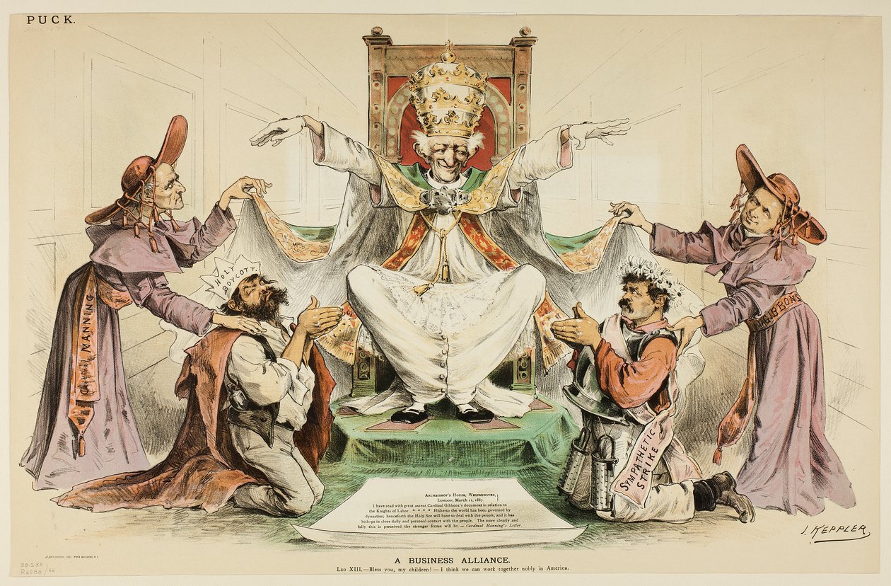 Ein Geschäftsallianz von Joseph Keppler