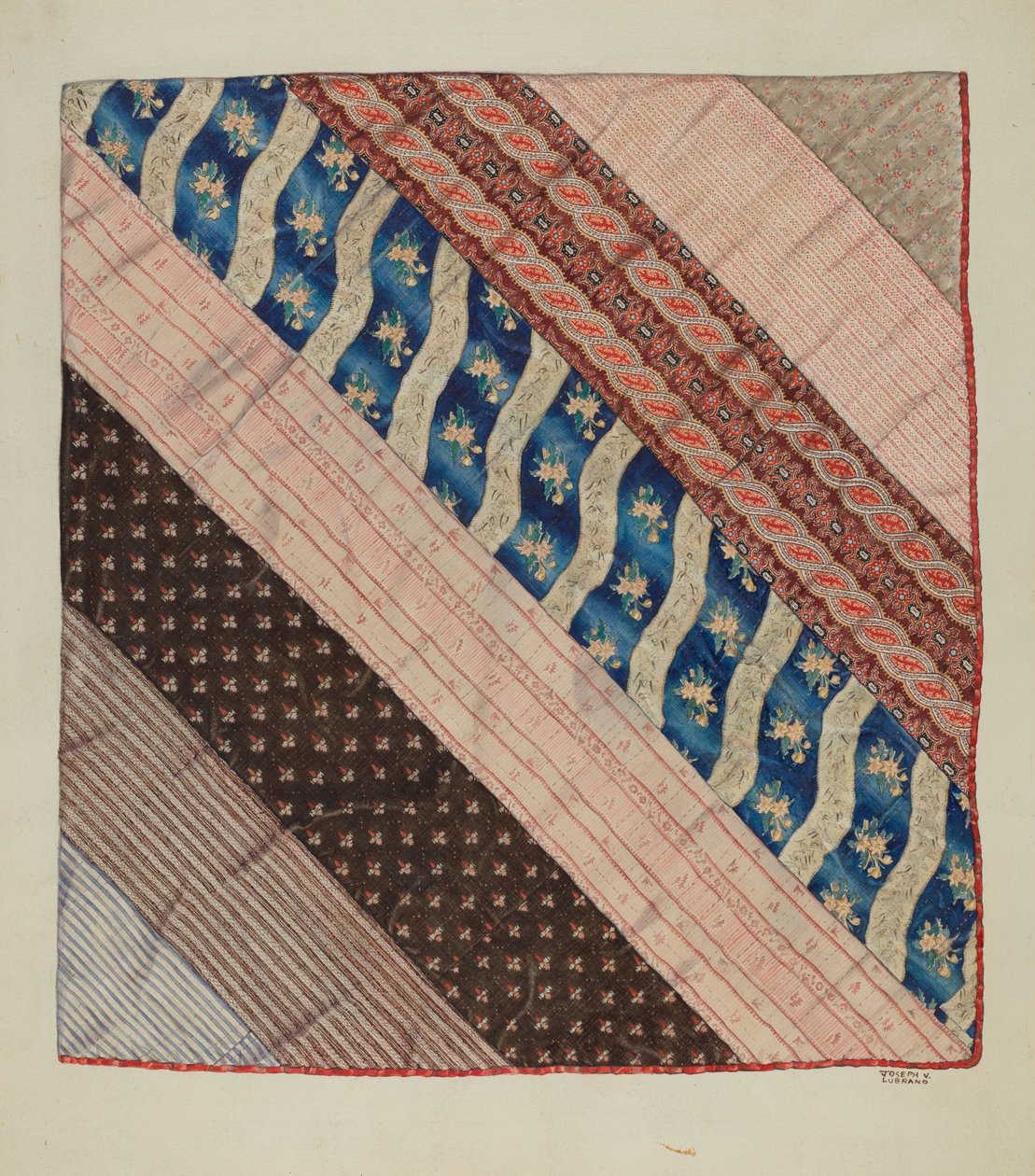 Quilt: Rückseite von Joseph Lubrano