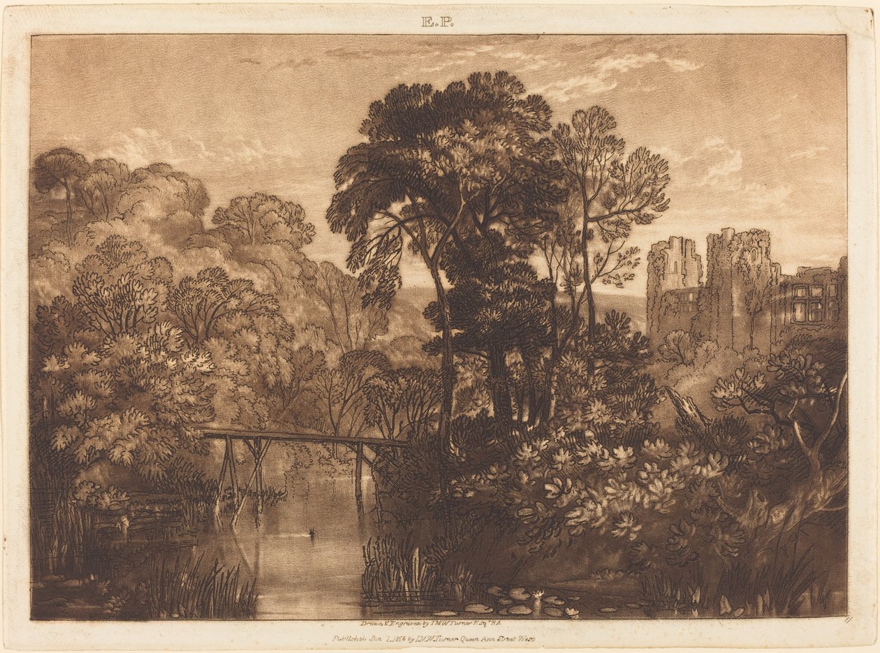 Berry Pomeroy Castle von Joseph Mallord William Turner