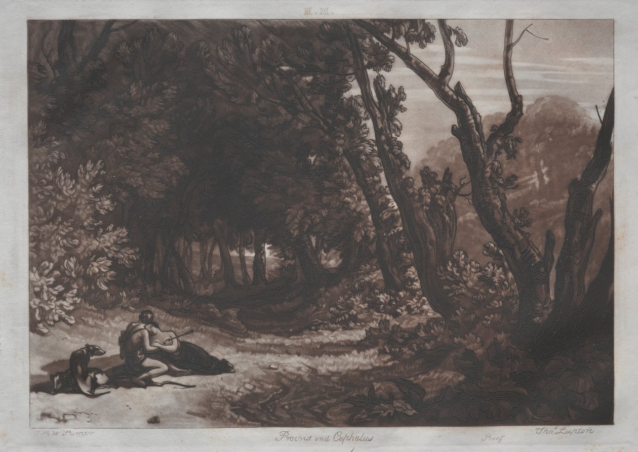 Prokris und Kephalos von Joseph Mallord William Turner