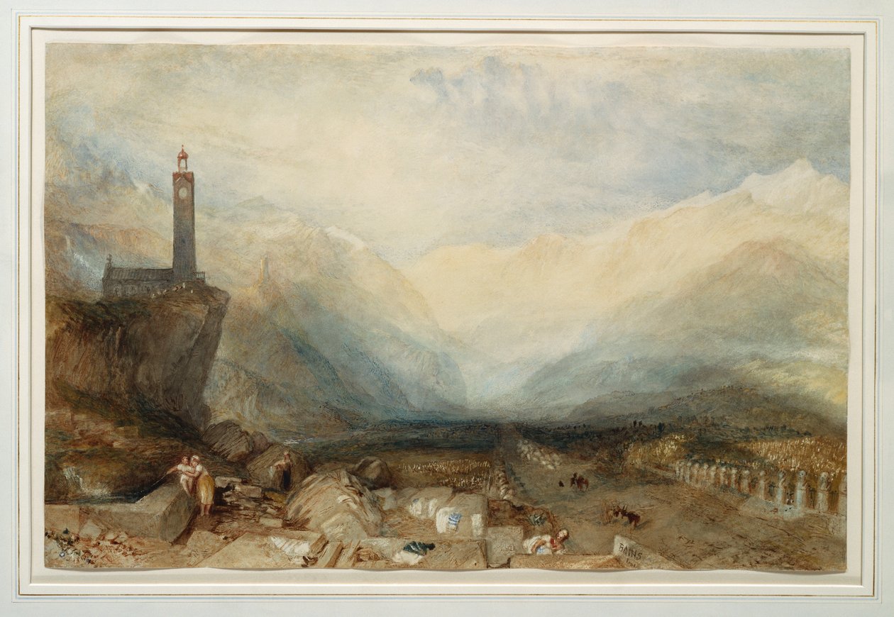 Der Splügenpass, ca. 1842-43 von Joseph Mallord William Turner
