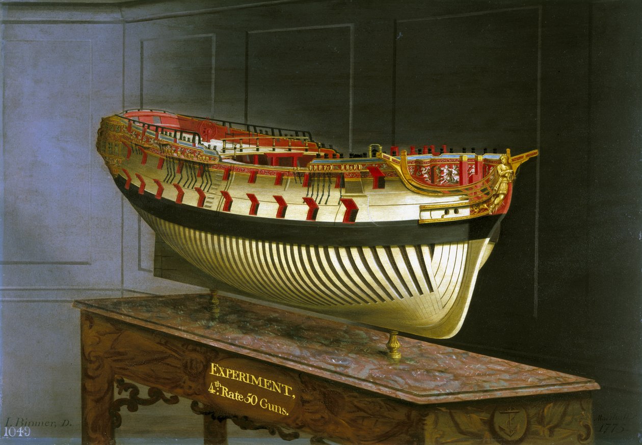 HMS Experiment, 1775 von Joseph Marshall