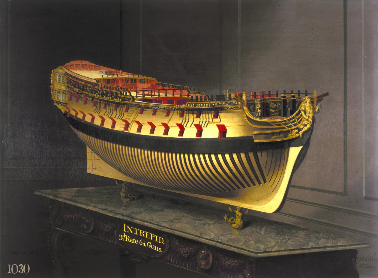 HMS Intrepid, 1773-75 von Joseph Marshall