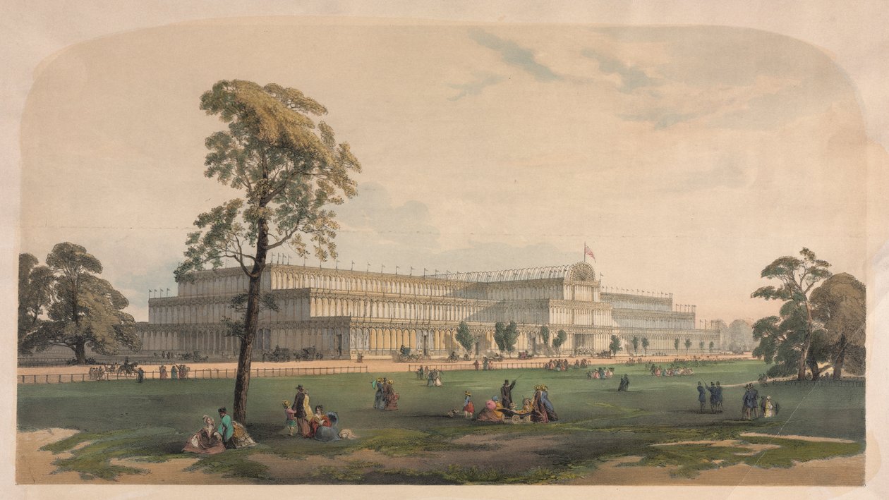 Der Kristallpalast, ca. 1850 von Joseph Nash