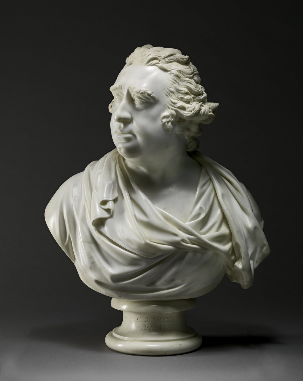 Charles James Fox (1749-1806) 1792 von Joseph Nollekens