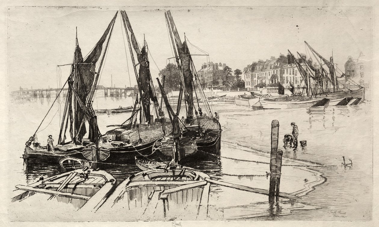 Chelsea, Nr. 1, 1886 von Joseph Pennell