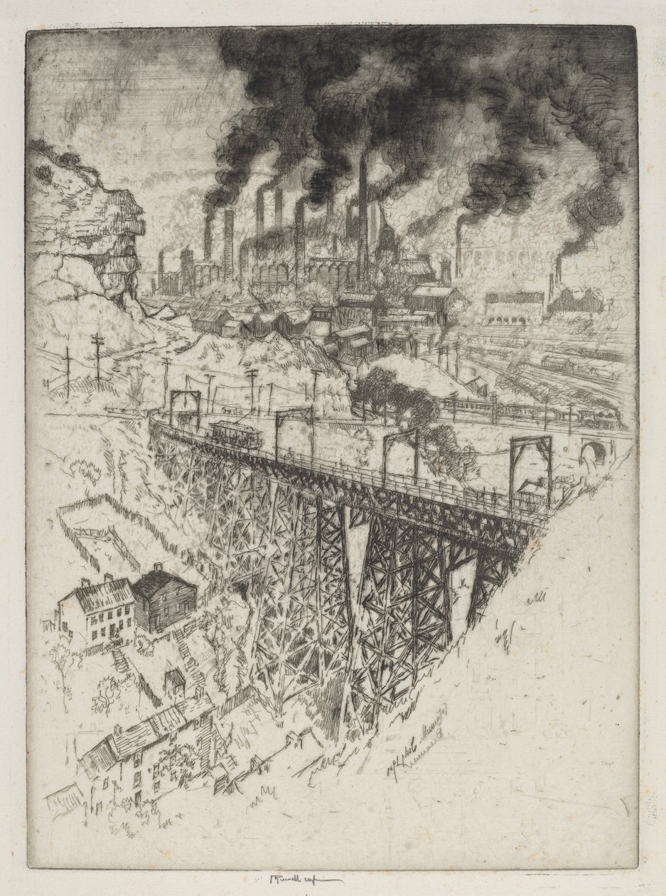 Edgar Thomson Werke, Bessemer von Joseph Pennell