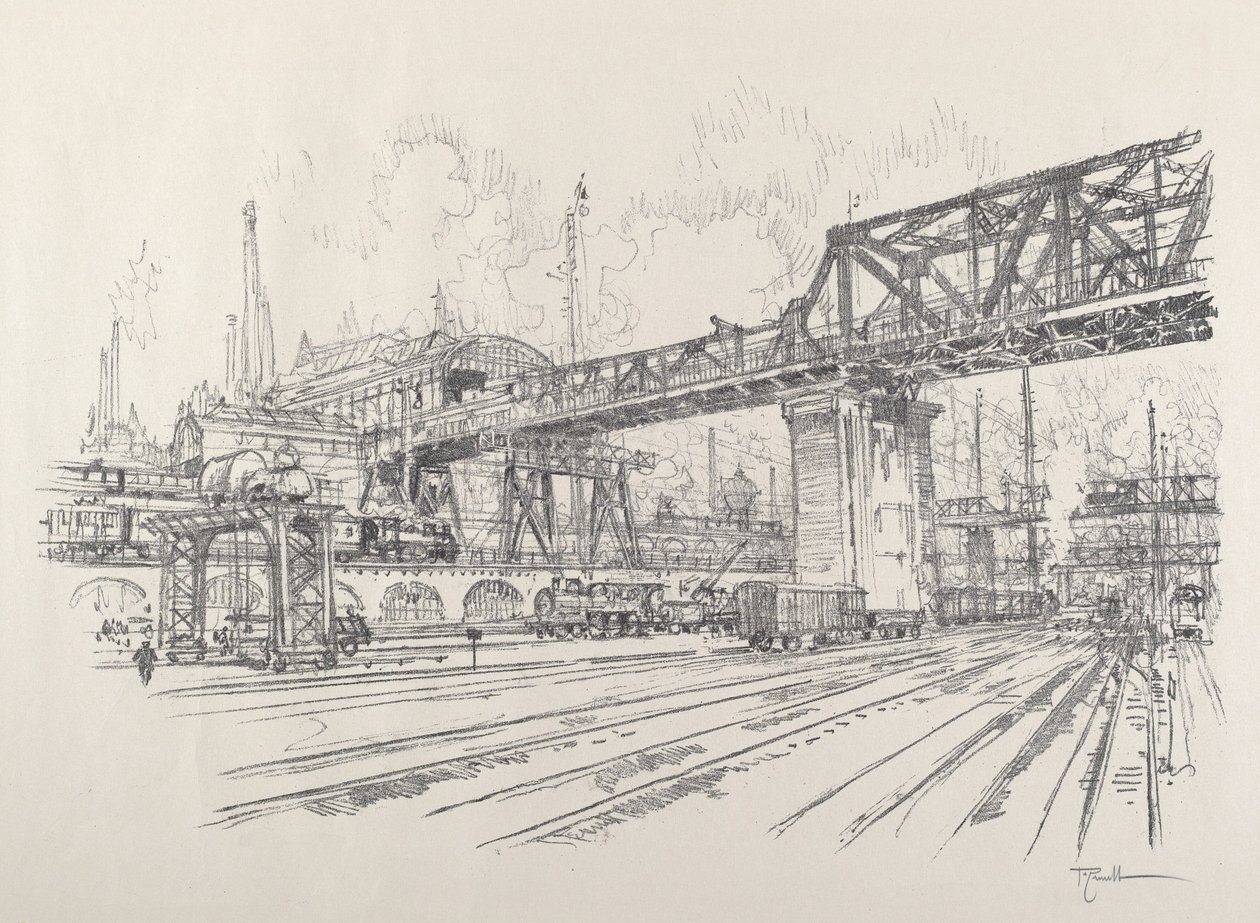 Gleisdreieck von Joseph Pennell