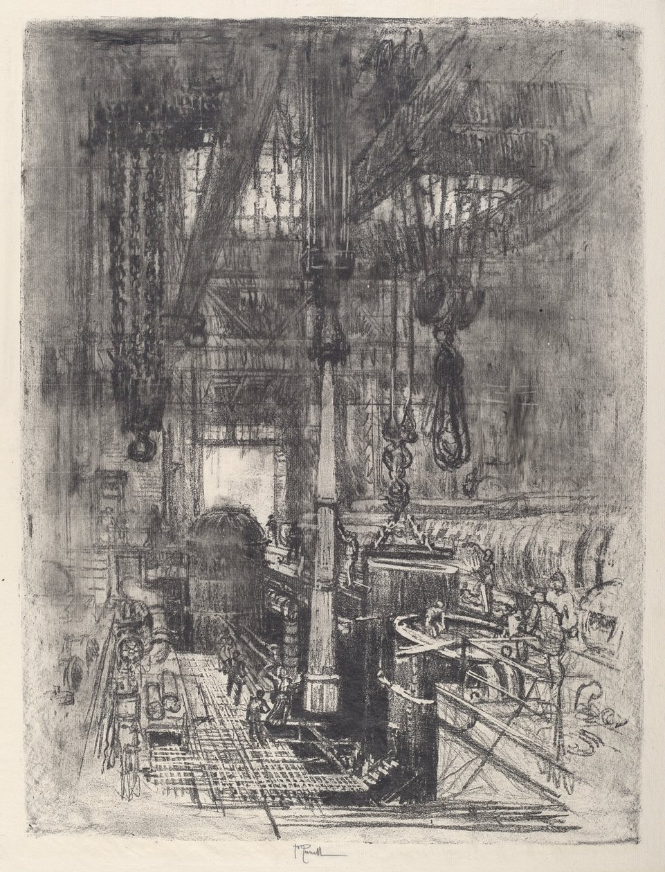 Geschützgrube, Nr. II von Joseph Pennell