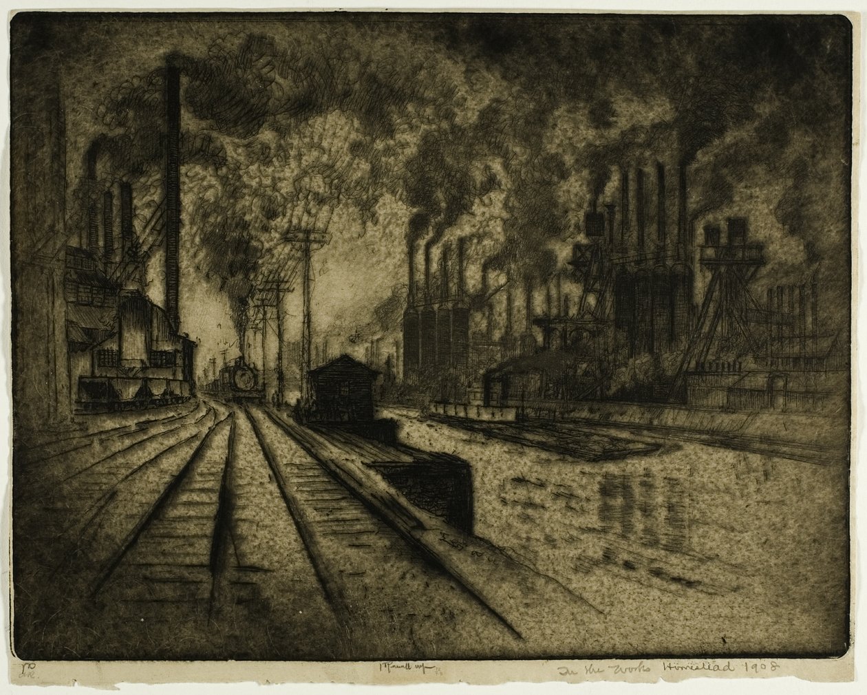 In den Werken, Homestead von Joseph Pennell