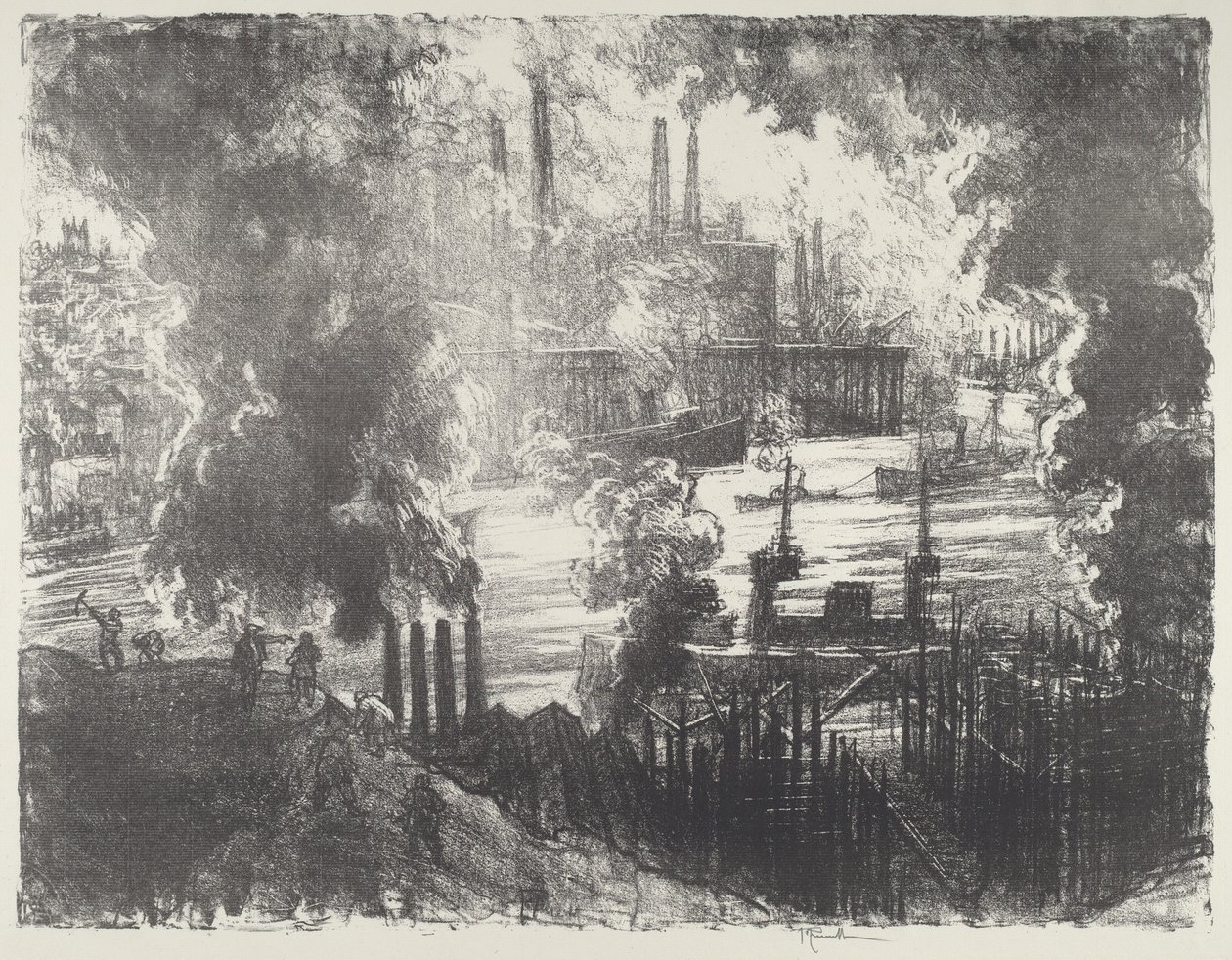 Munitionsfluss von Joseph Pennell