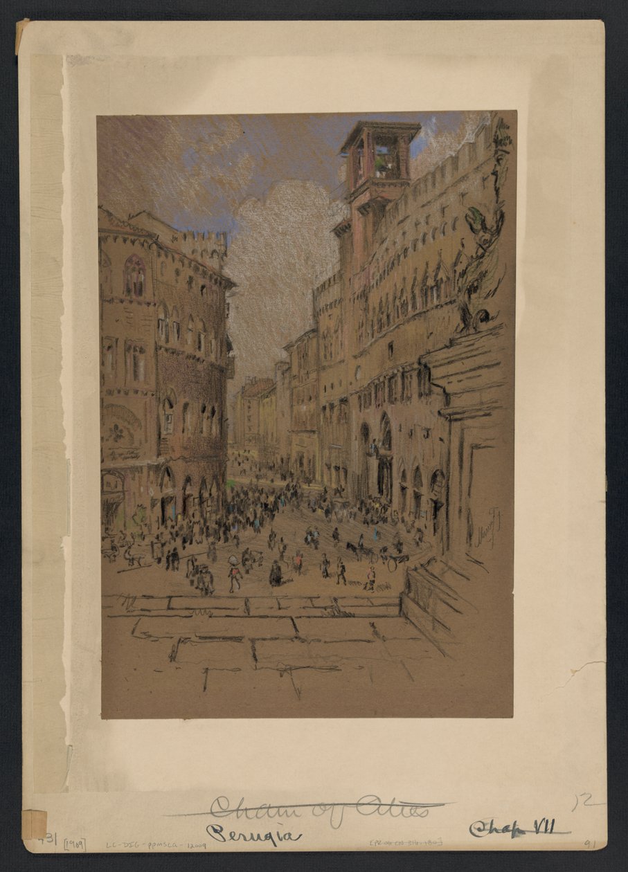 Perugia von Joseph Pennell