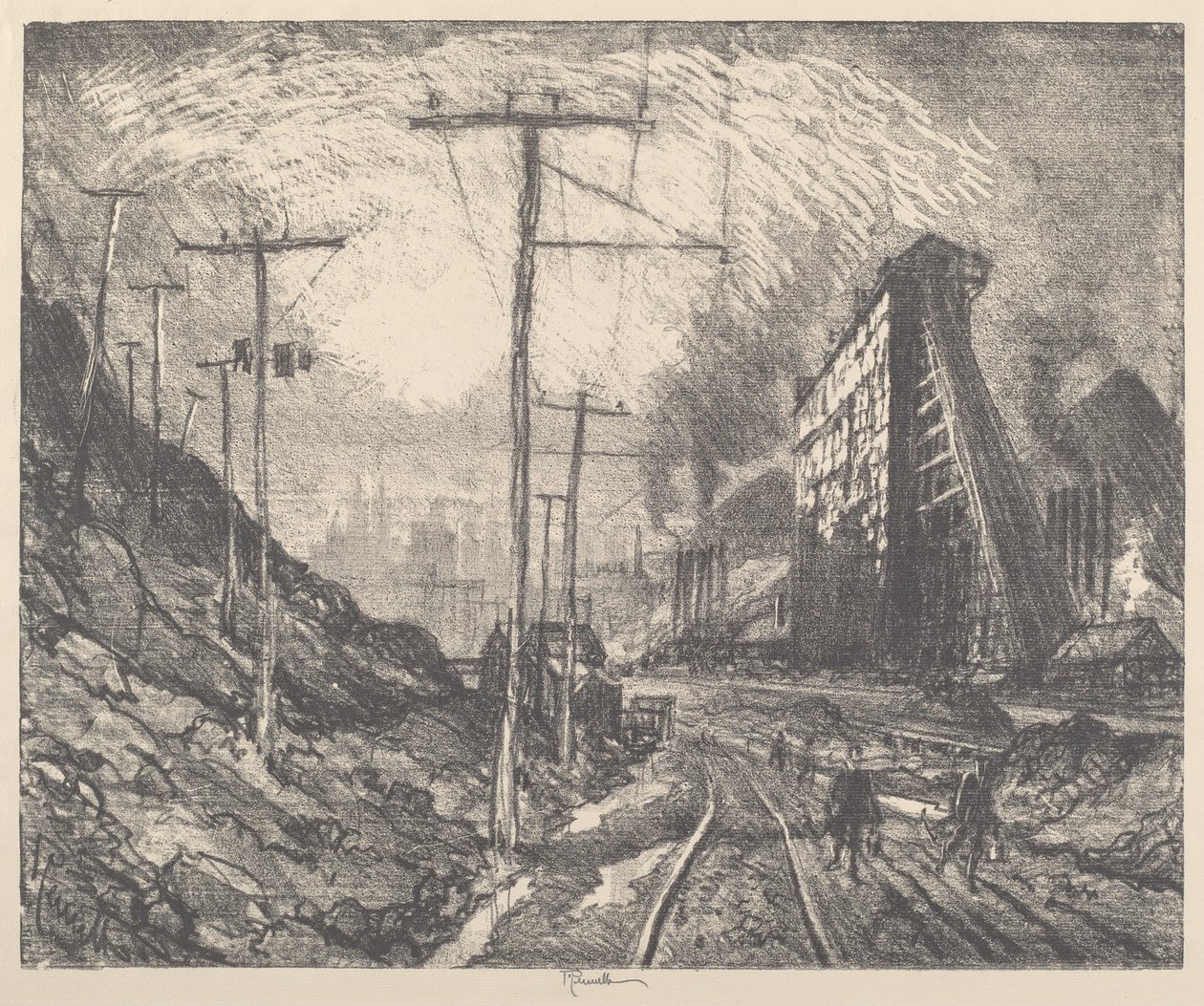Shenandoah, 1910 von Joseph Pennell