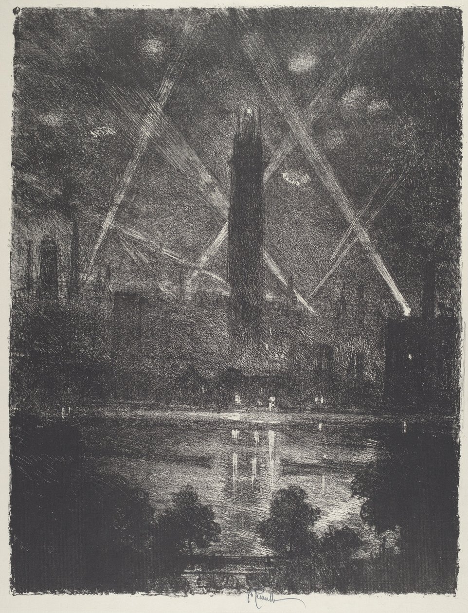 Schuss von Joseph Pennell