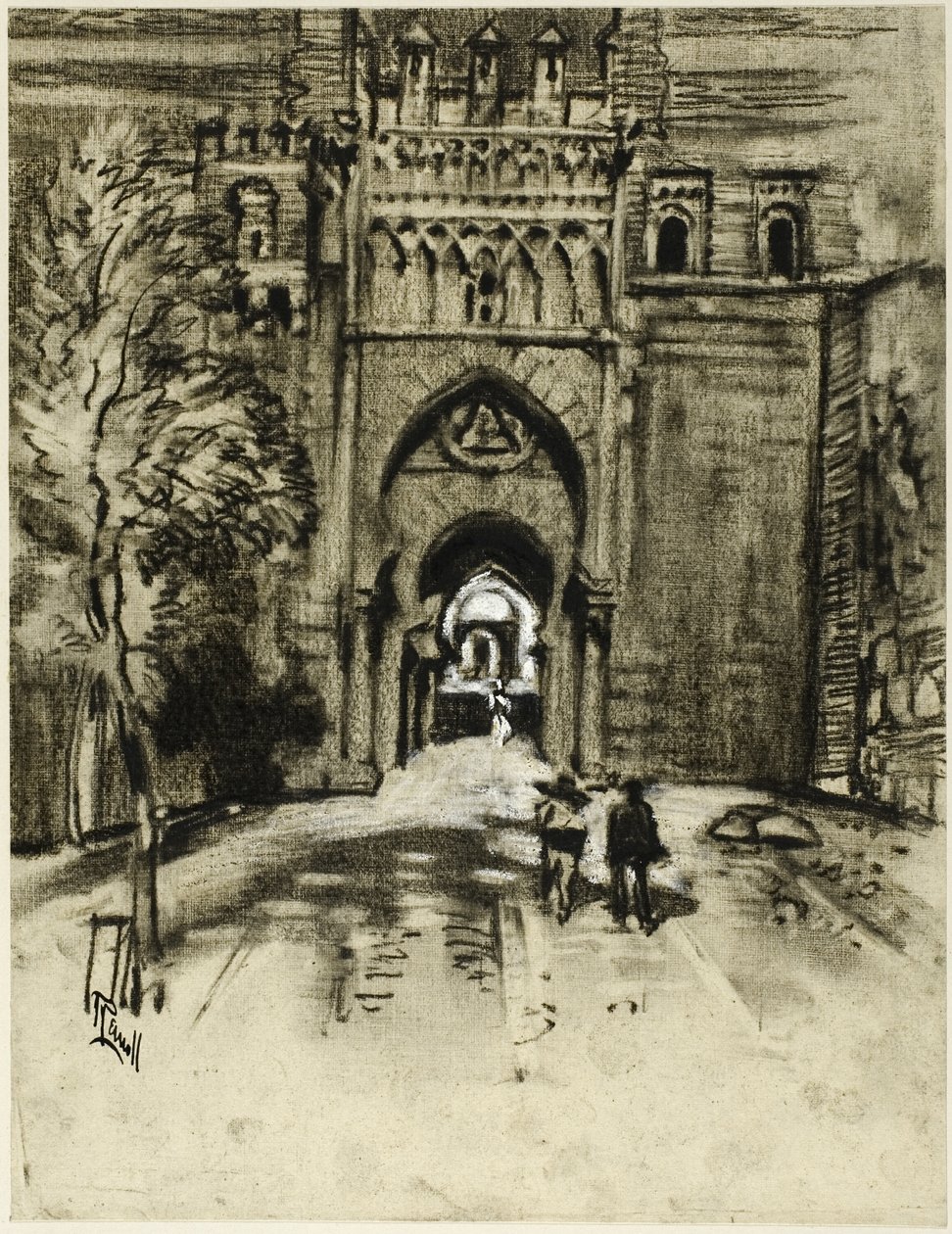 Superb Puerta del Sol von Joseph Pennell