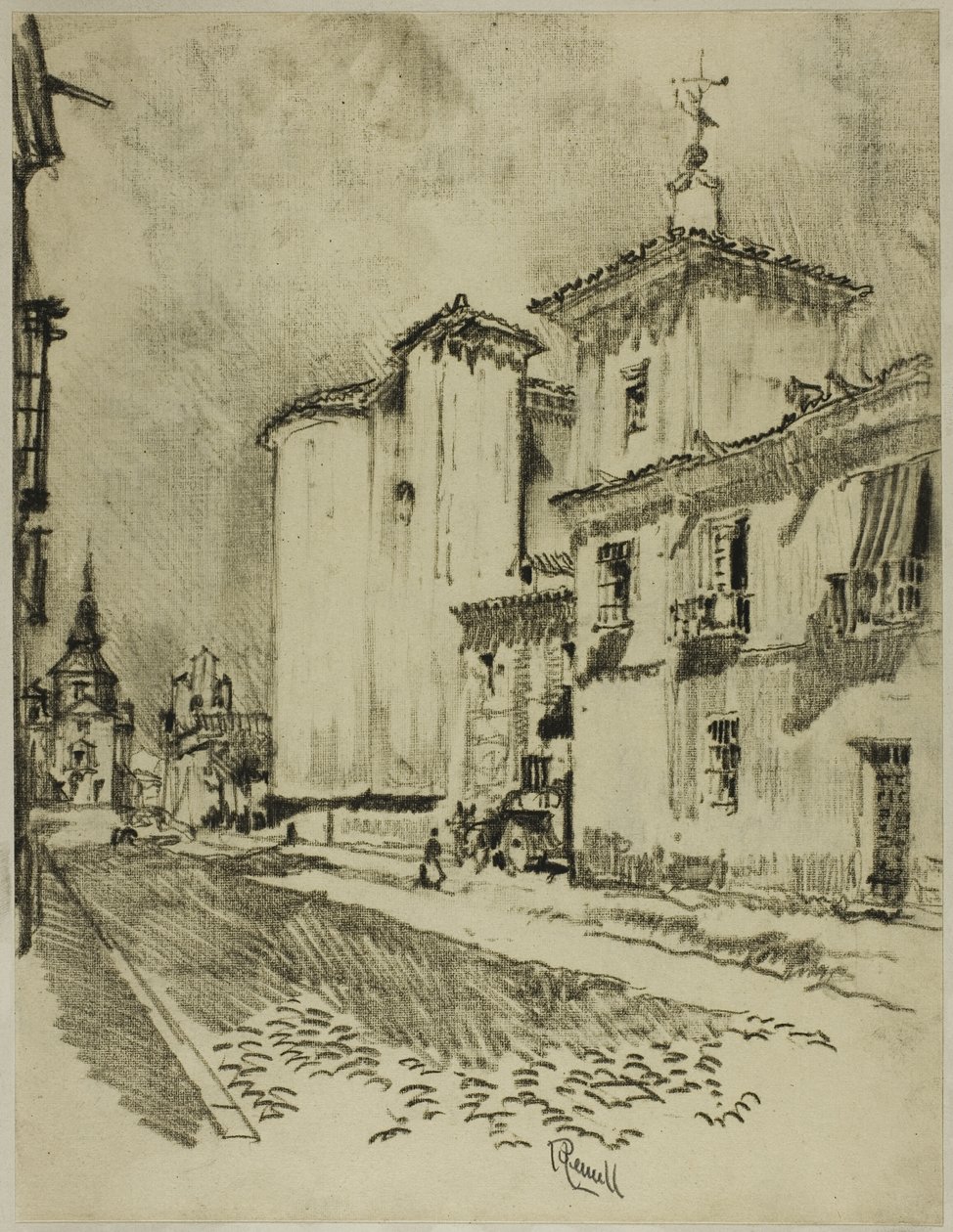 Hohe und stattliche Kirchen von Joseph Pennell