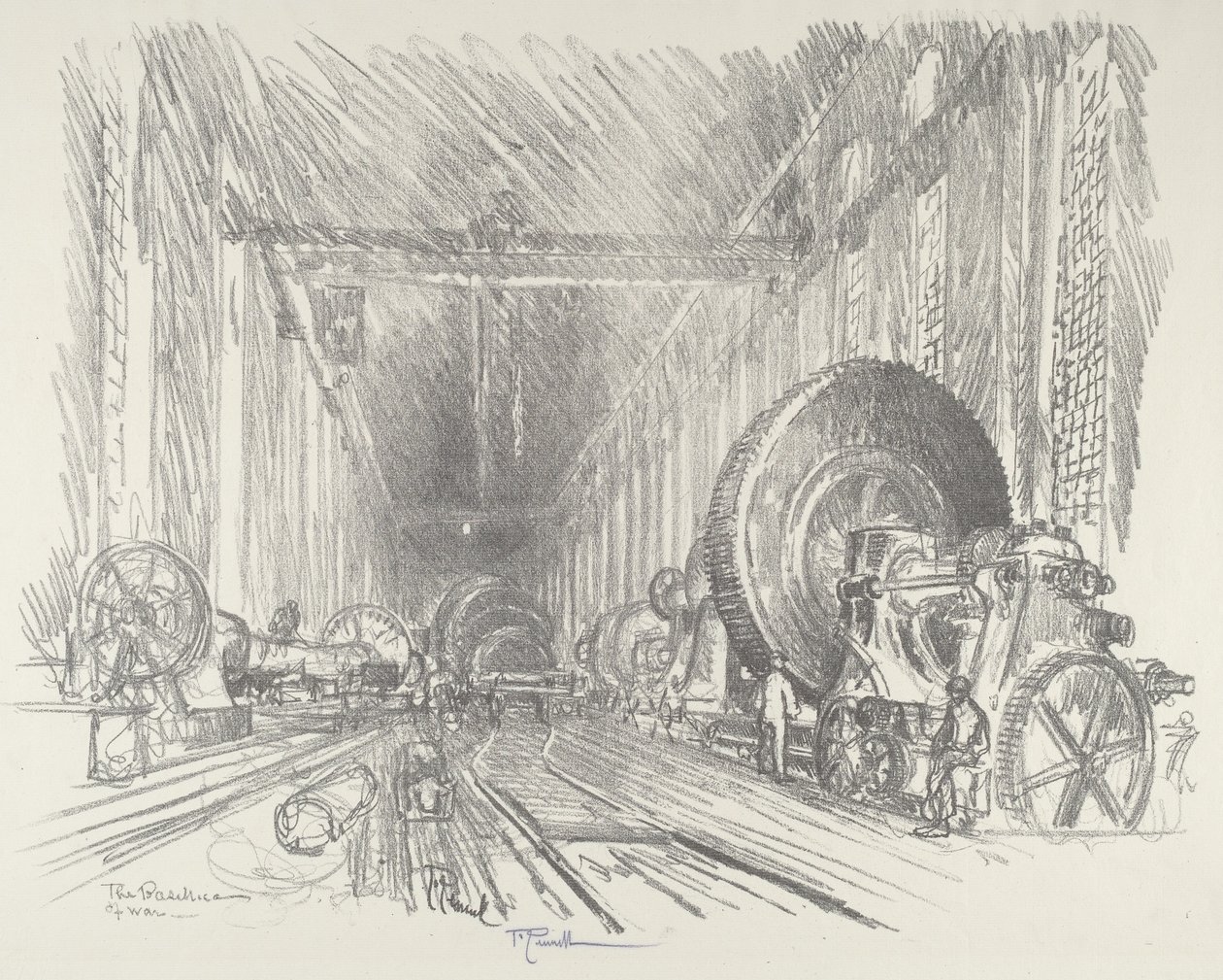 Die Basilika des Krieges von Joseph Pennell
