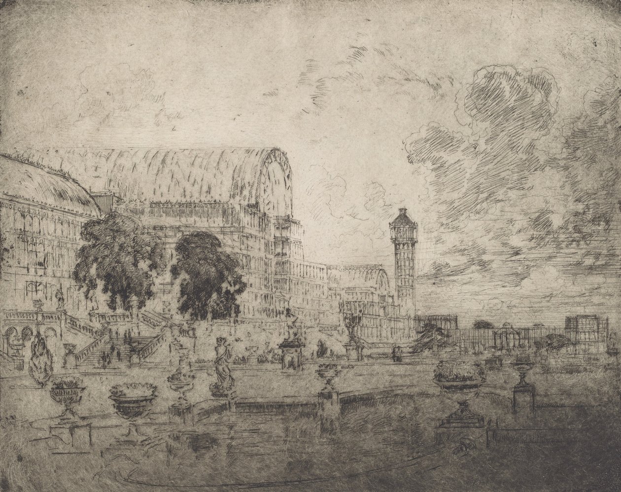 Der Kristallpalast von Joseph Pennell